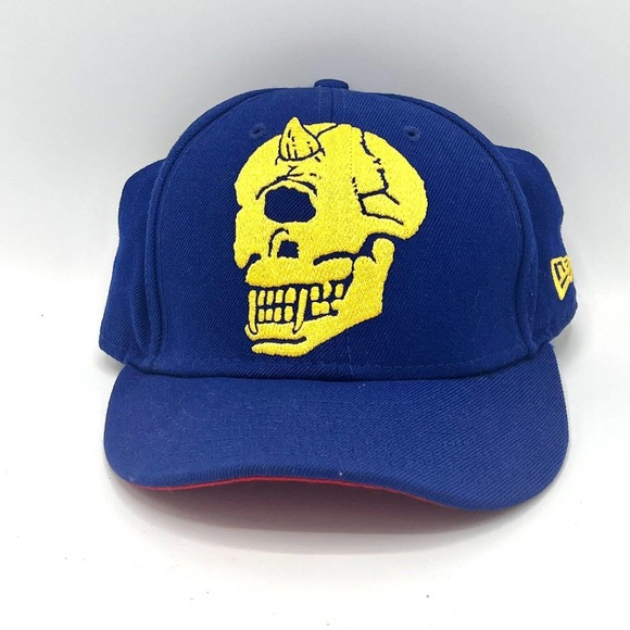 Rare New Era x Mishka NYC Cyco Simon 59FIFTY 7 3/4 Blue Yellow Embroidered NWOT - Picture 7 of 9